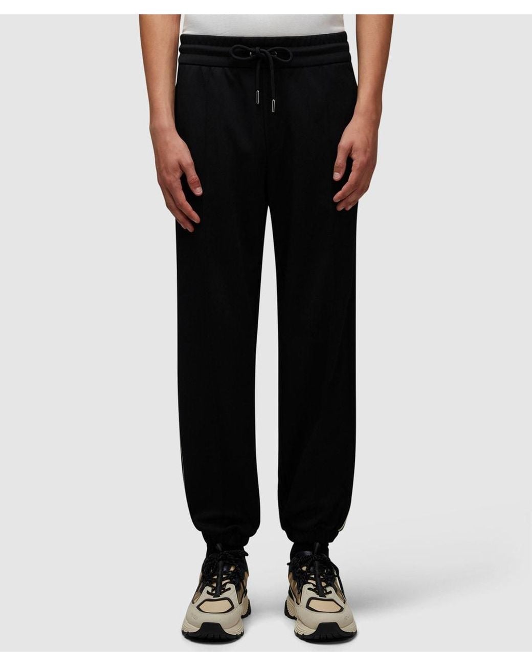Moncler Black Logo Sweatpant for men