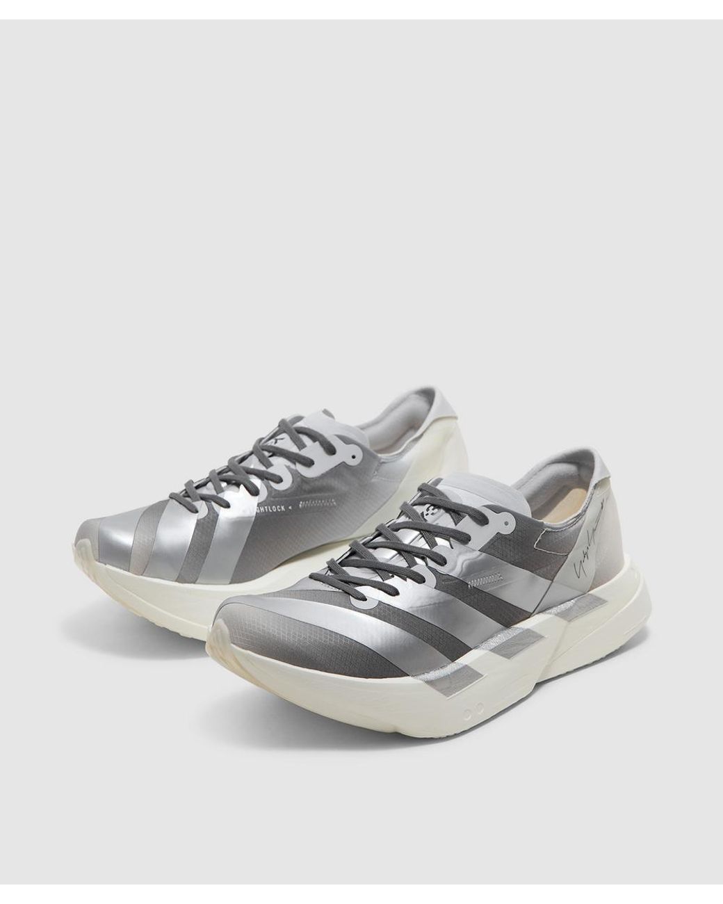 Y-3 White Adios Pro 4 Sneaker for men
