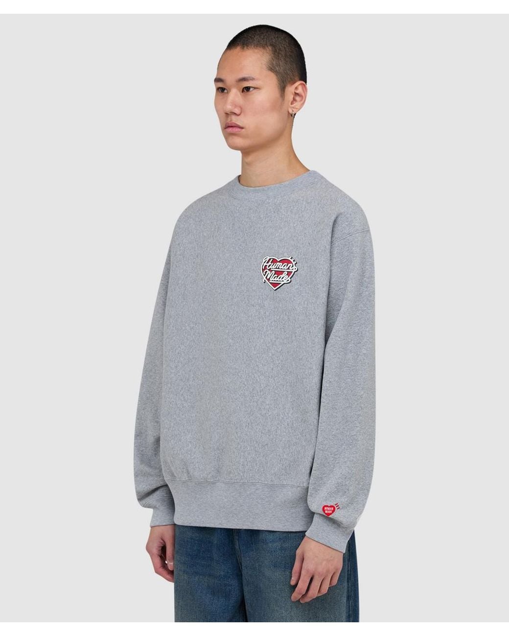 Human Made Gray Heavyweight Sweatshirt for men