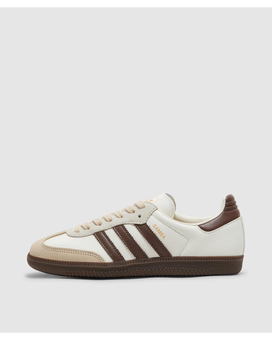 Adidas White Samba Og Sneaker (Off/Earth Strat/Gum 3