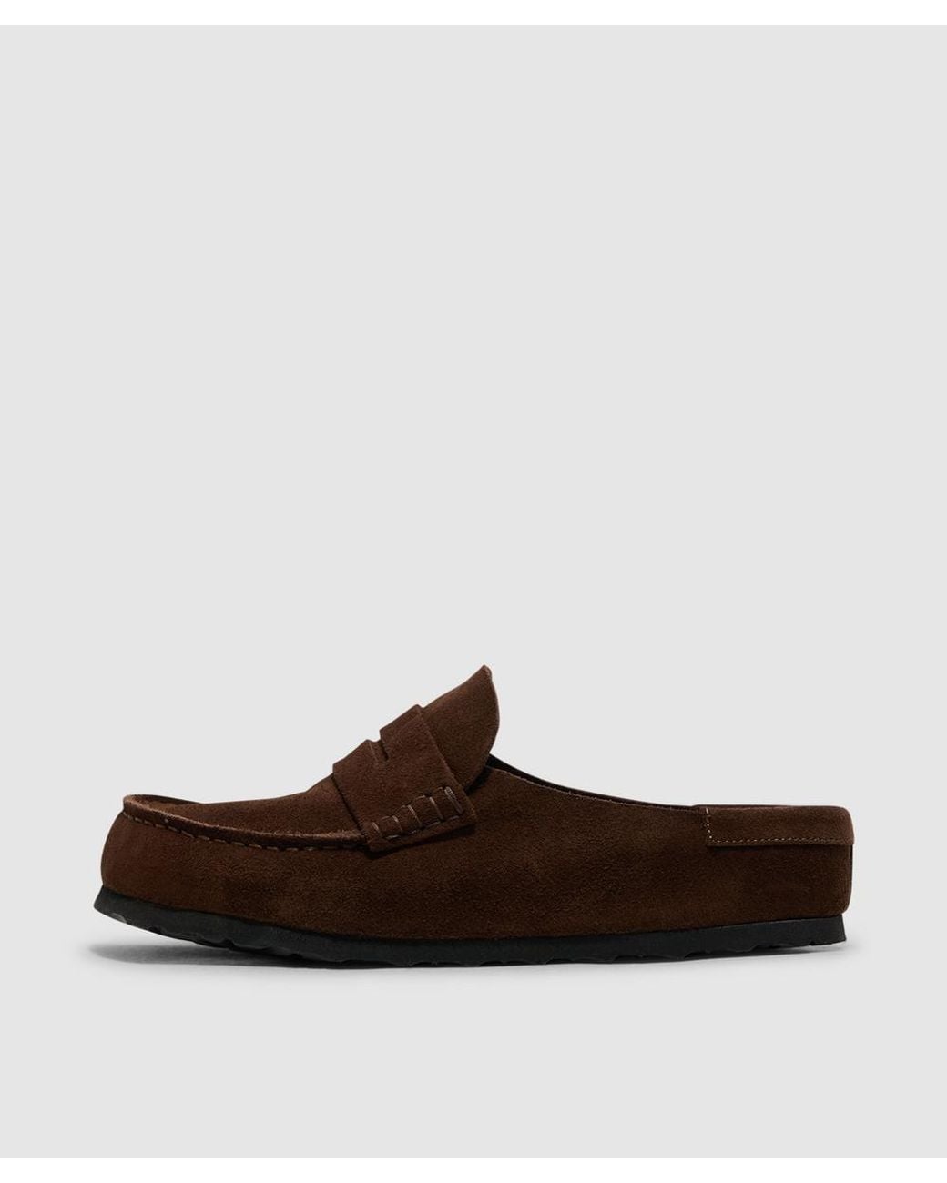 Birkenstock Brown Naples Wrapped Loafer (Carafe