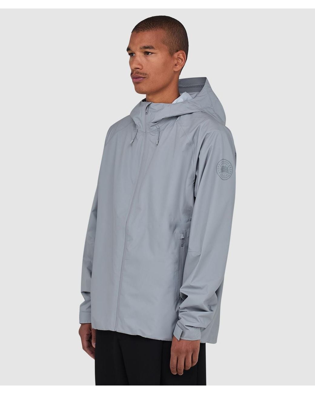 Canada Goose Gray Horizon Rain Jacket (Stratus for men