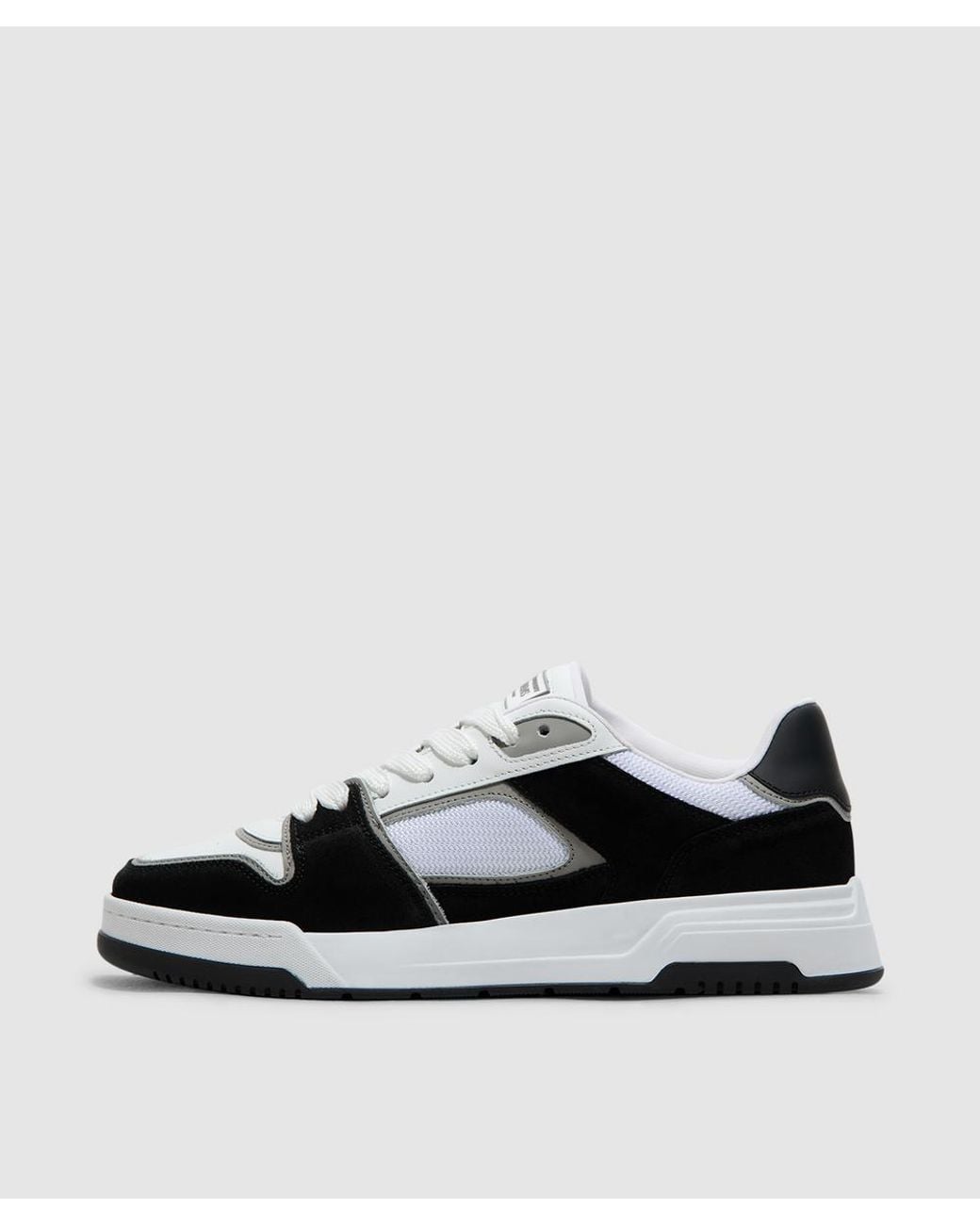 Cleens White Layup Sneaker for men