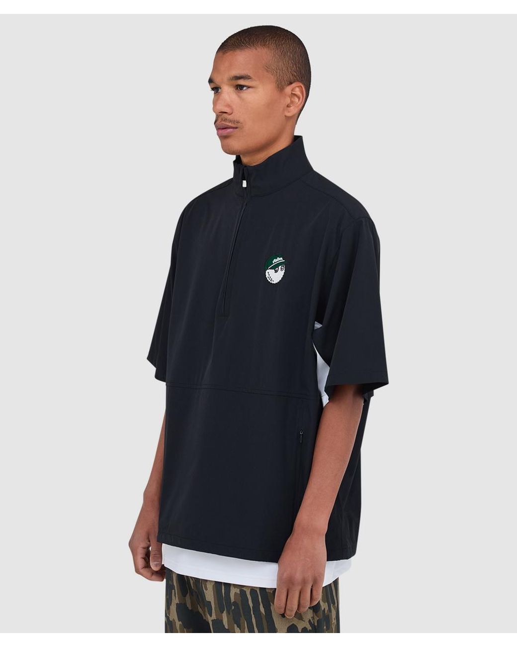 Malbon Golf Pine Windshirt in Blue for Men | Lyst