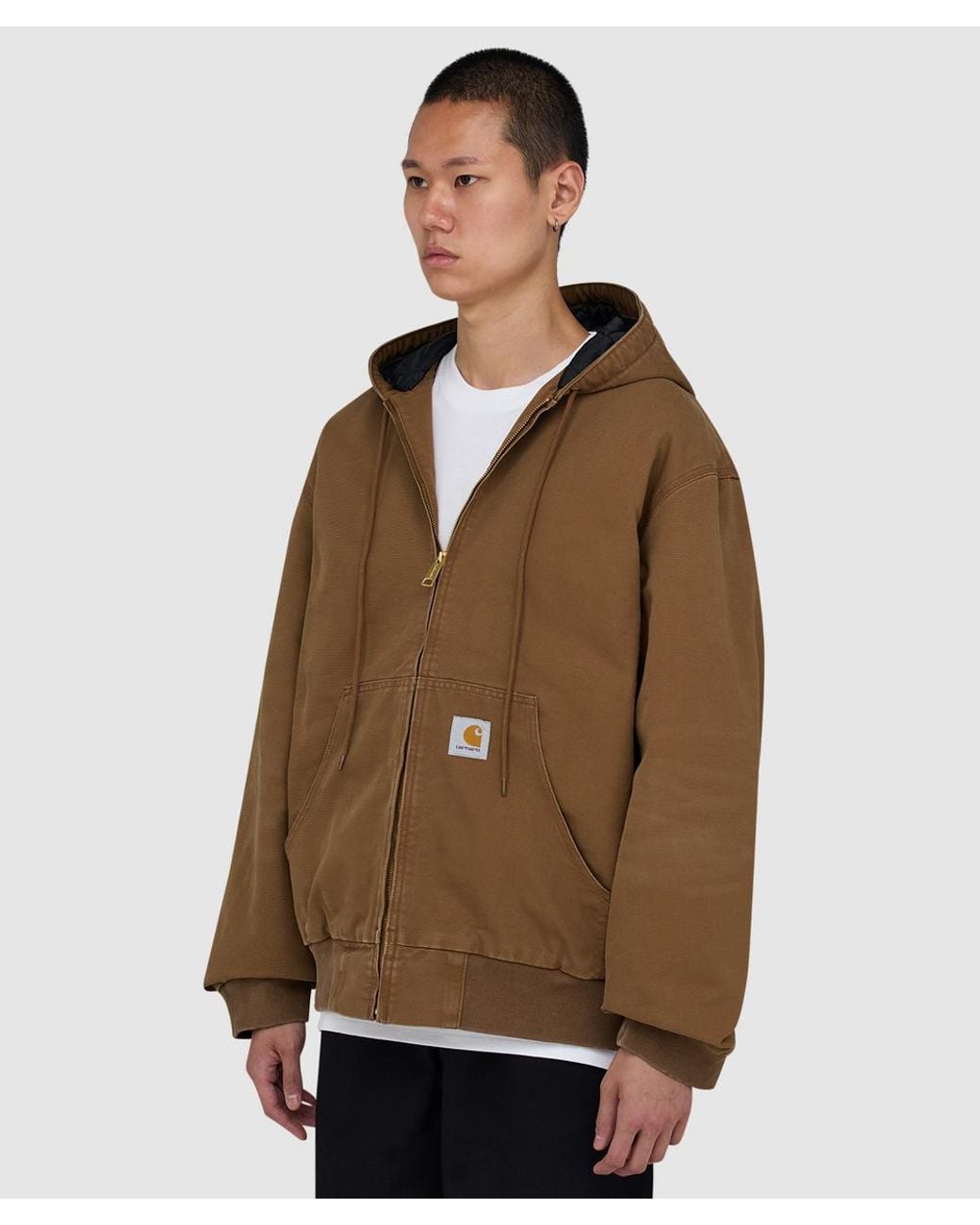 Carhartt Brown Og Active Jacket (Wip H for men