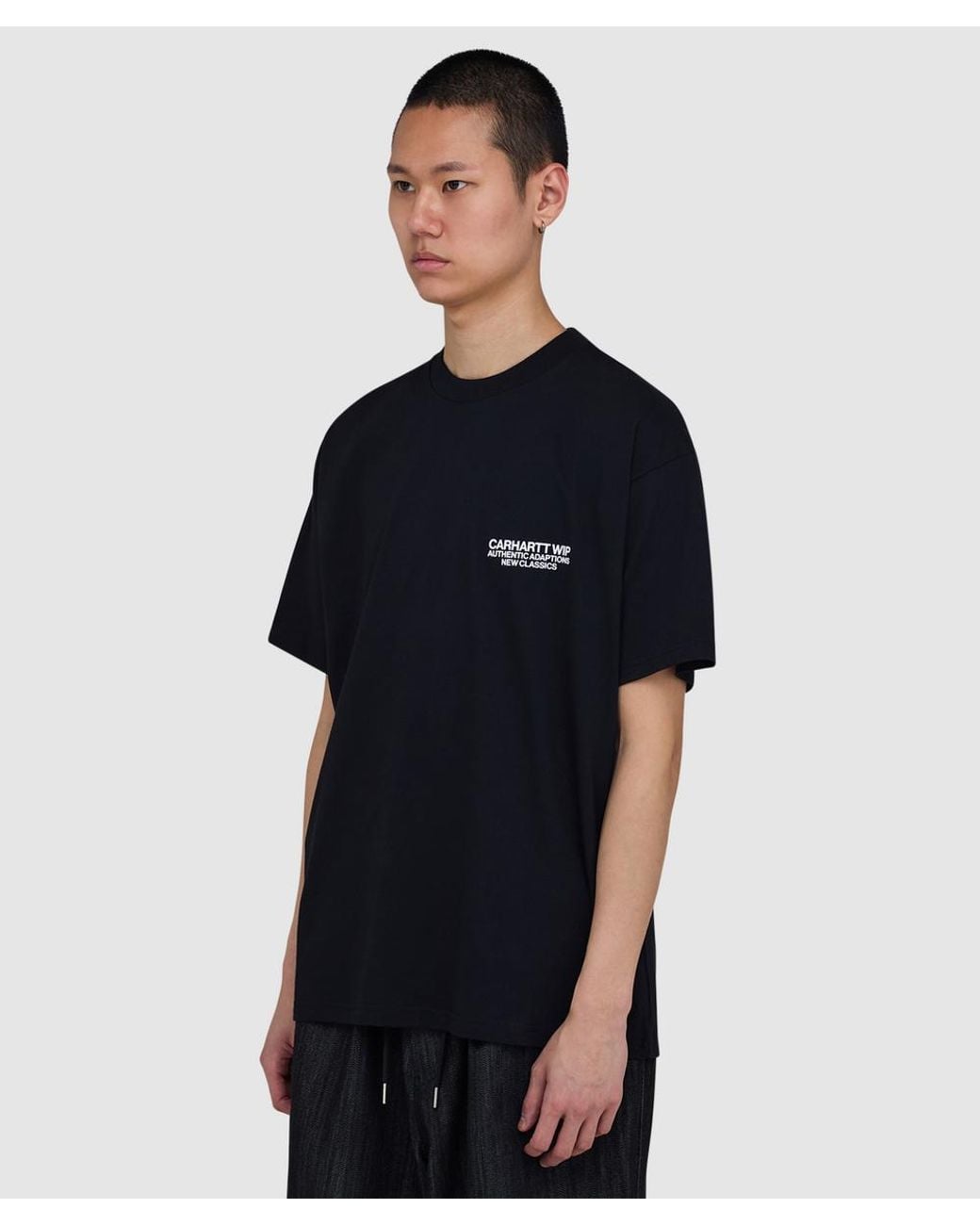 Carhartt Black Sean Hamilton 03 T-Shirt for men