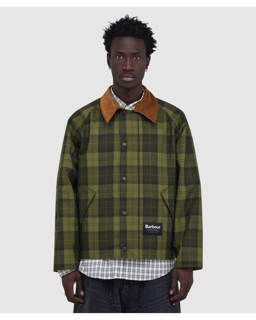 Barbour Natural Reversible Transporter Casual Jacket (Bleached for men