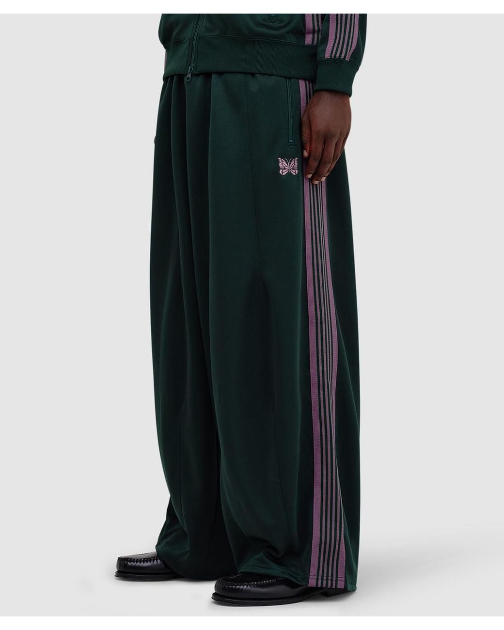 Needles H.D. Track Pant (Poly Smooth in Black for Men | Lyst UK