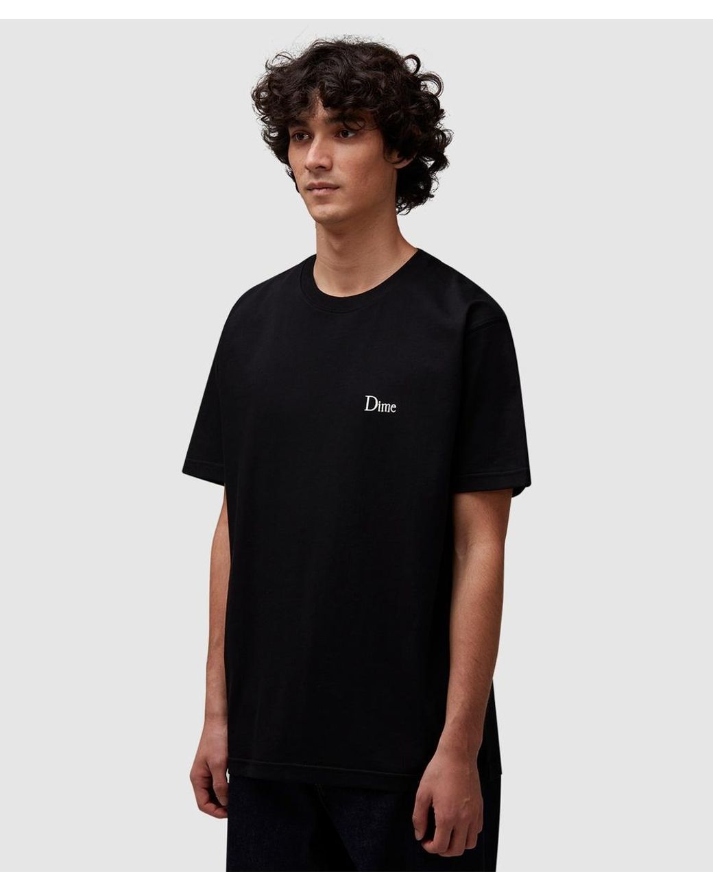 【DIME】 Classic Small Logo T-Shirt / Black Dime Classic Small Logo T-Shirt in Black for Men | Lyst