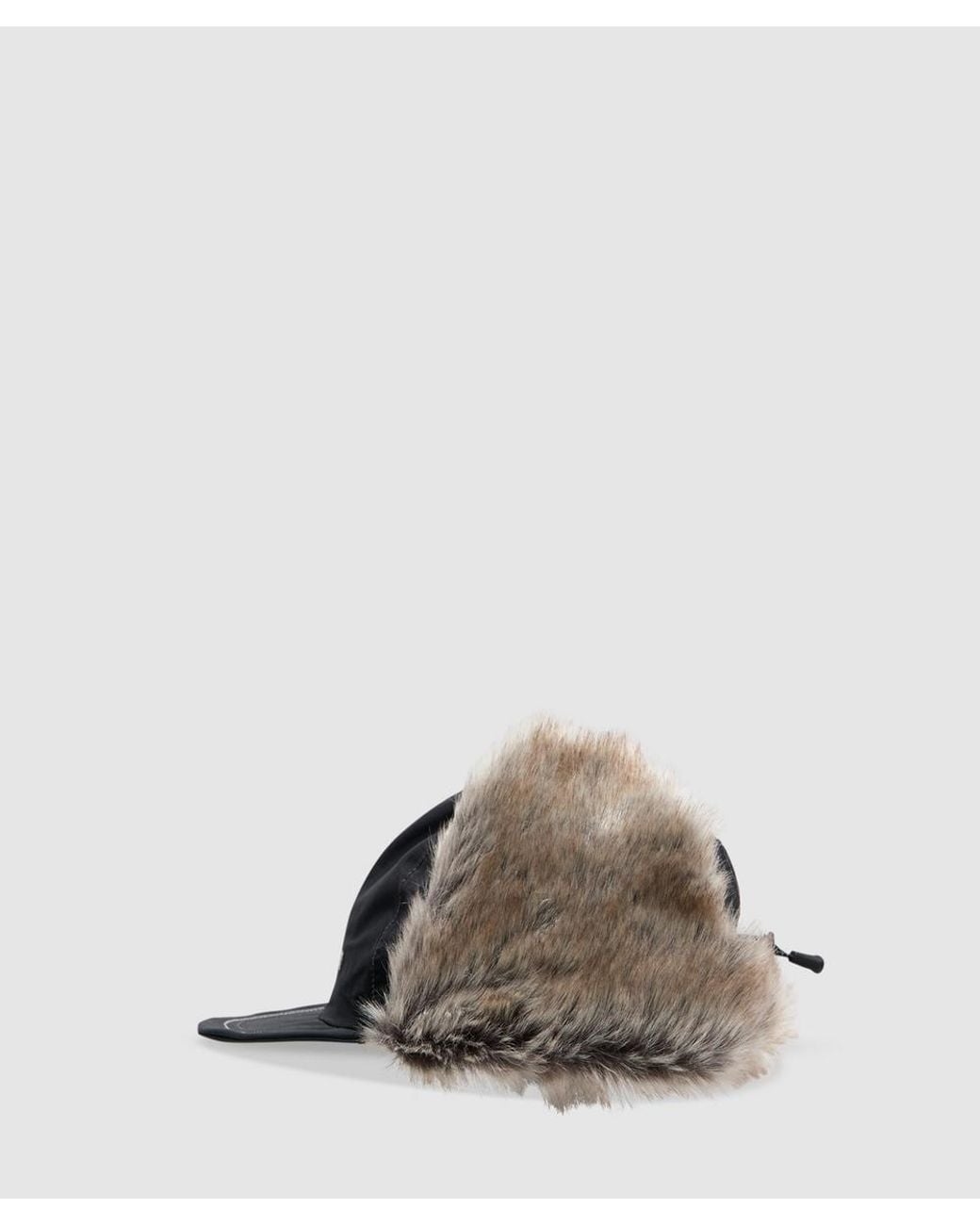 And Wander Black Rainproof Ear Flap Cap