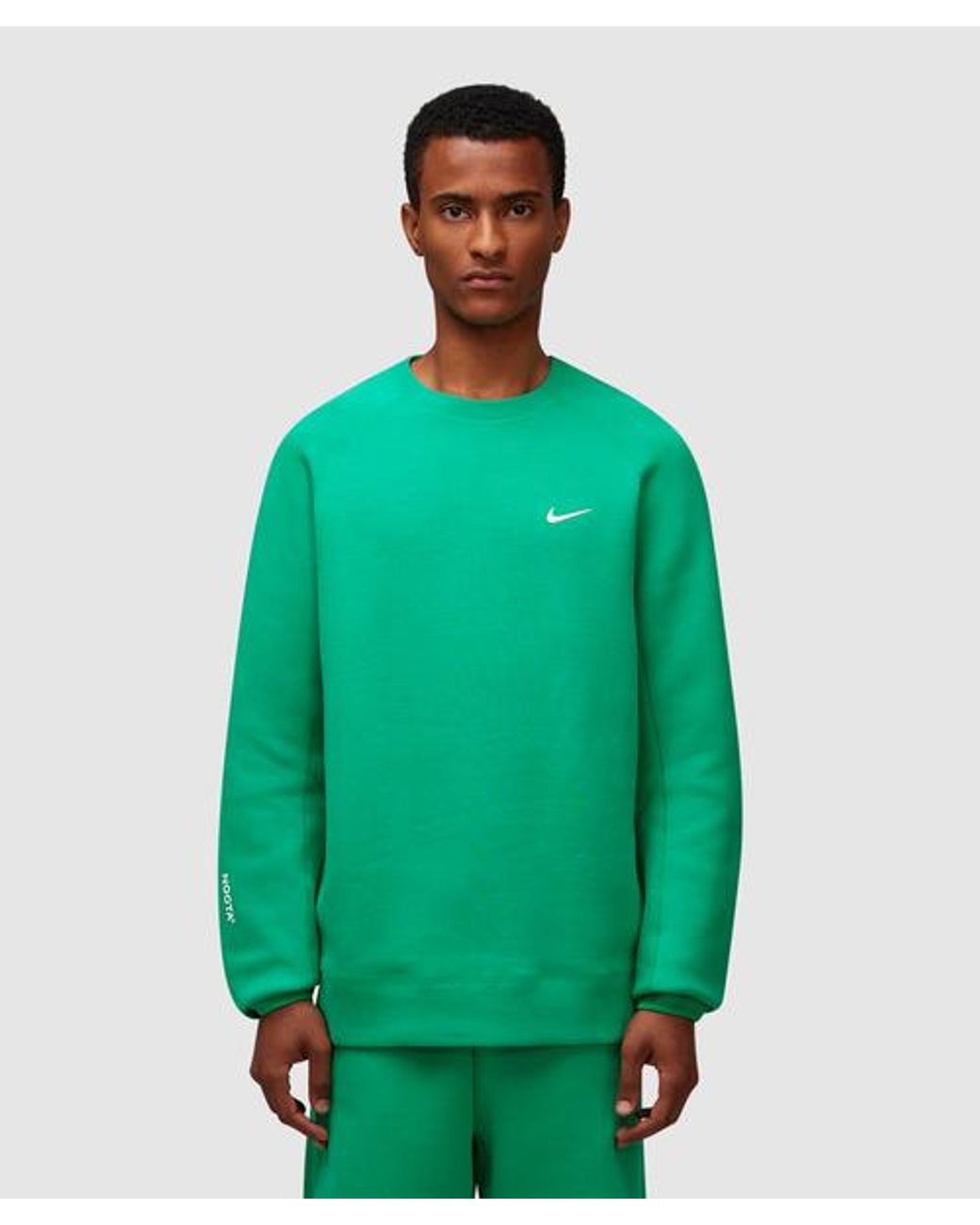 Nike X Nocta Nrg Tech Fleece Crew Sweatshirt in Green for Men | Lyst