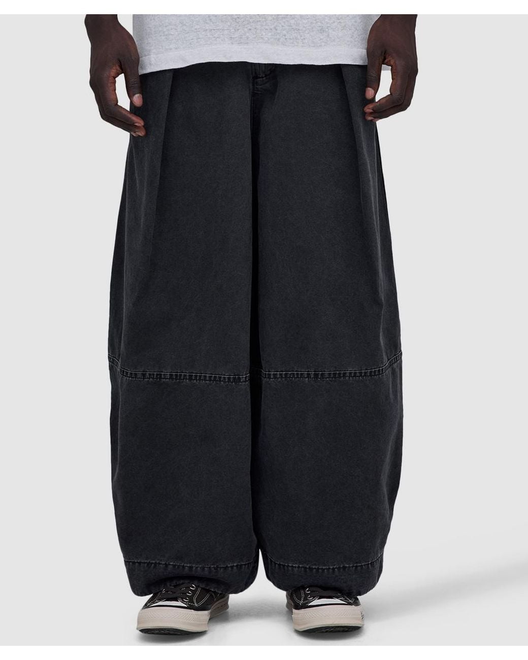 YMC Black Deadbeat 11Oz Denim Twill Pant (Charcoal for men
