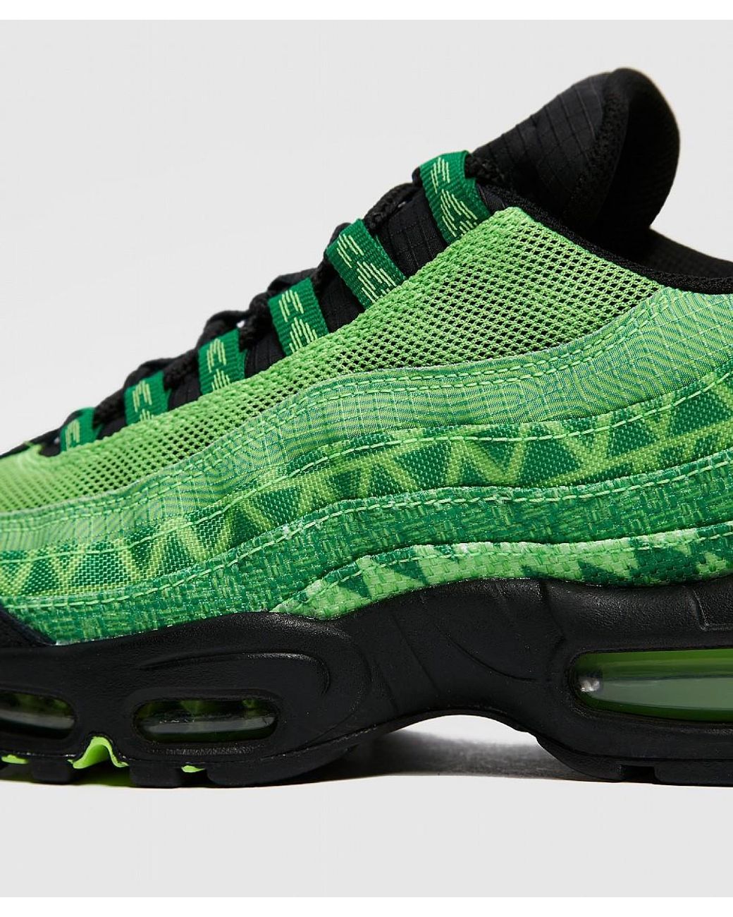 Nike Canvas Air Max 95 Nigeria in Green, Black, Lime & White (Green) for  Men | Lyst Canada