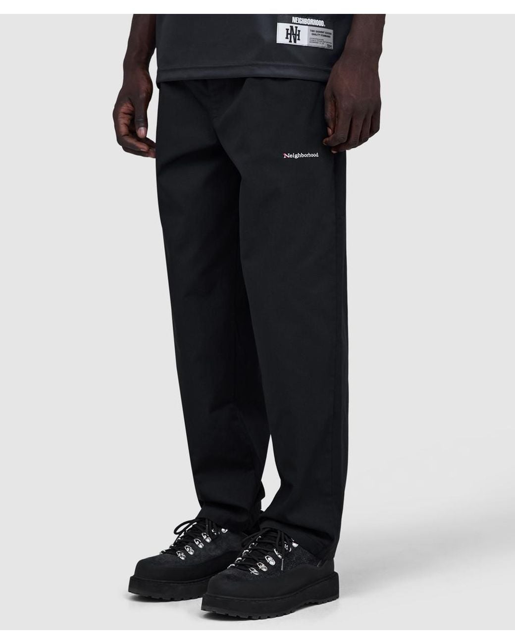 Neighborhood Black Easy Pant for men