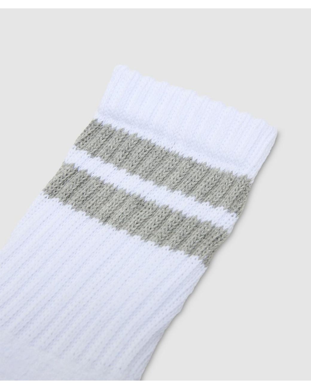 Healthknit White 3 Pack Crew Sock