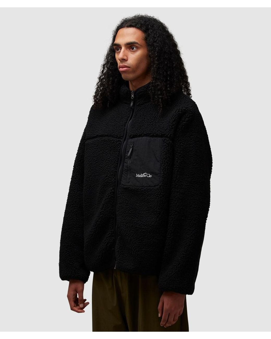 Mellow Clo Black Cabin Fleece for men