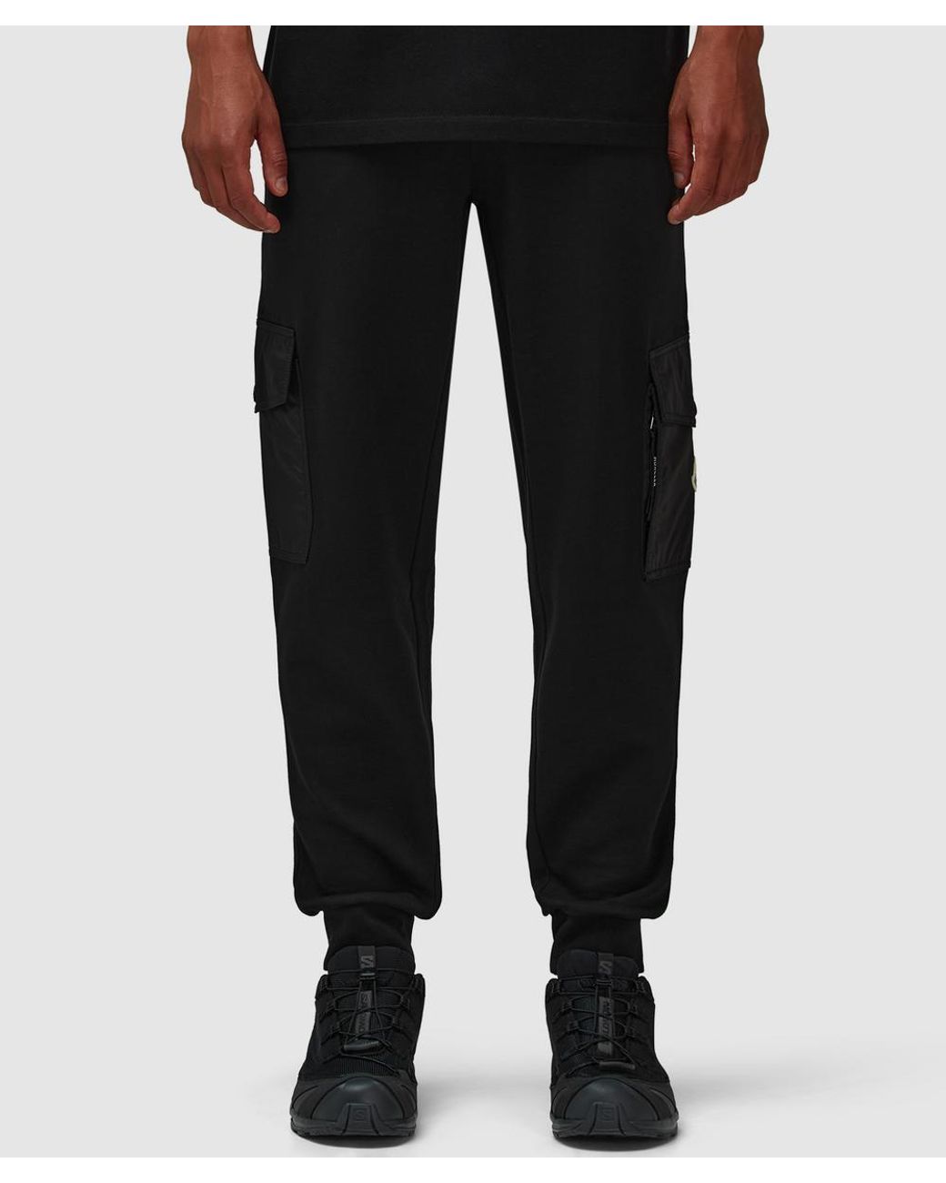 Moncler Black Patch Sweatpant for men