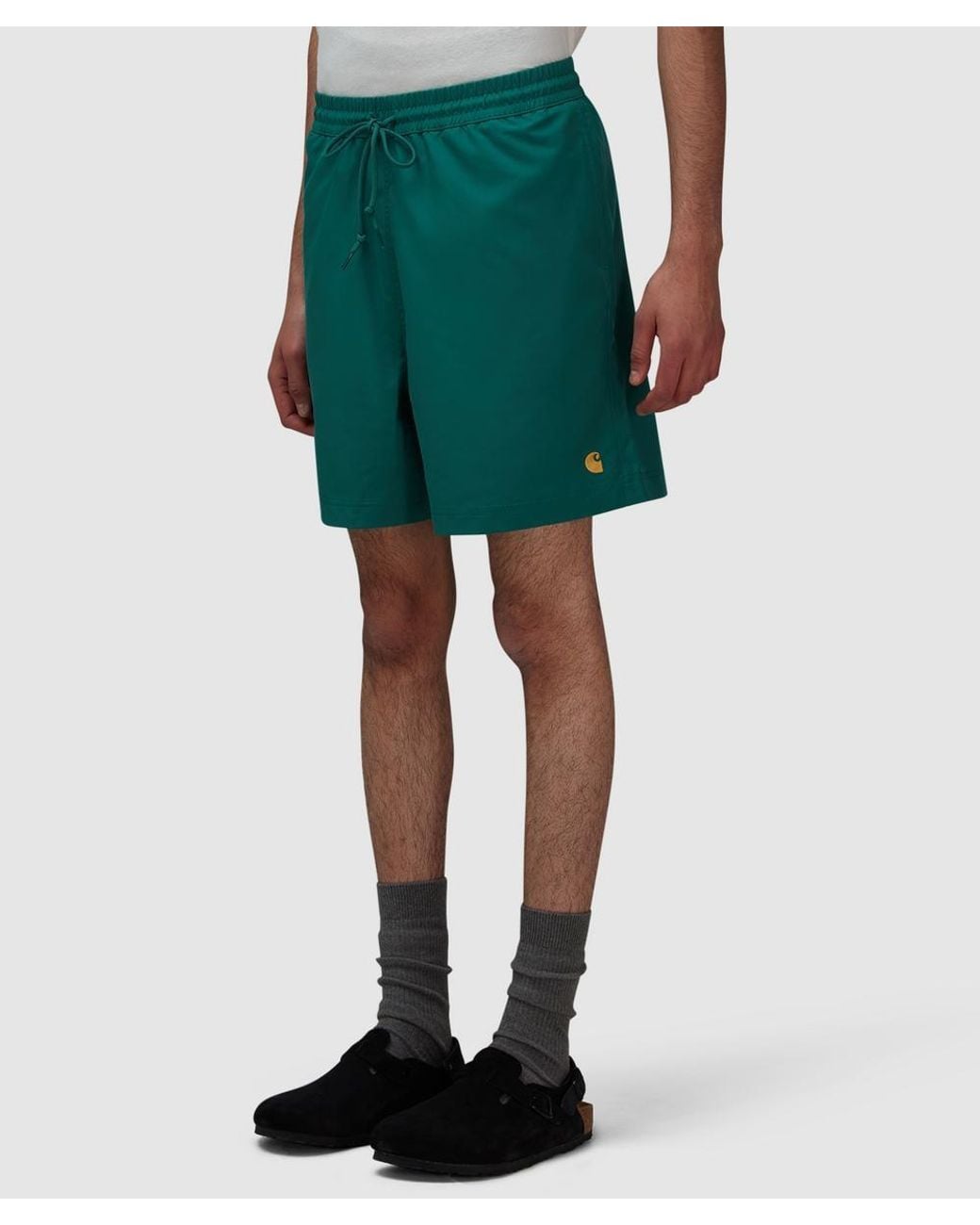 Carhartt Green Chase Swim Short for men
