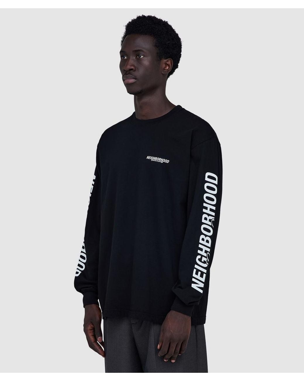 Neighborhood Blue Nh. Tee Ls-1 T-Shirt for men