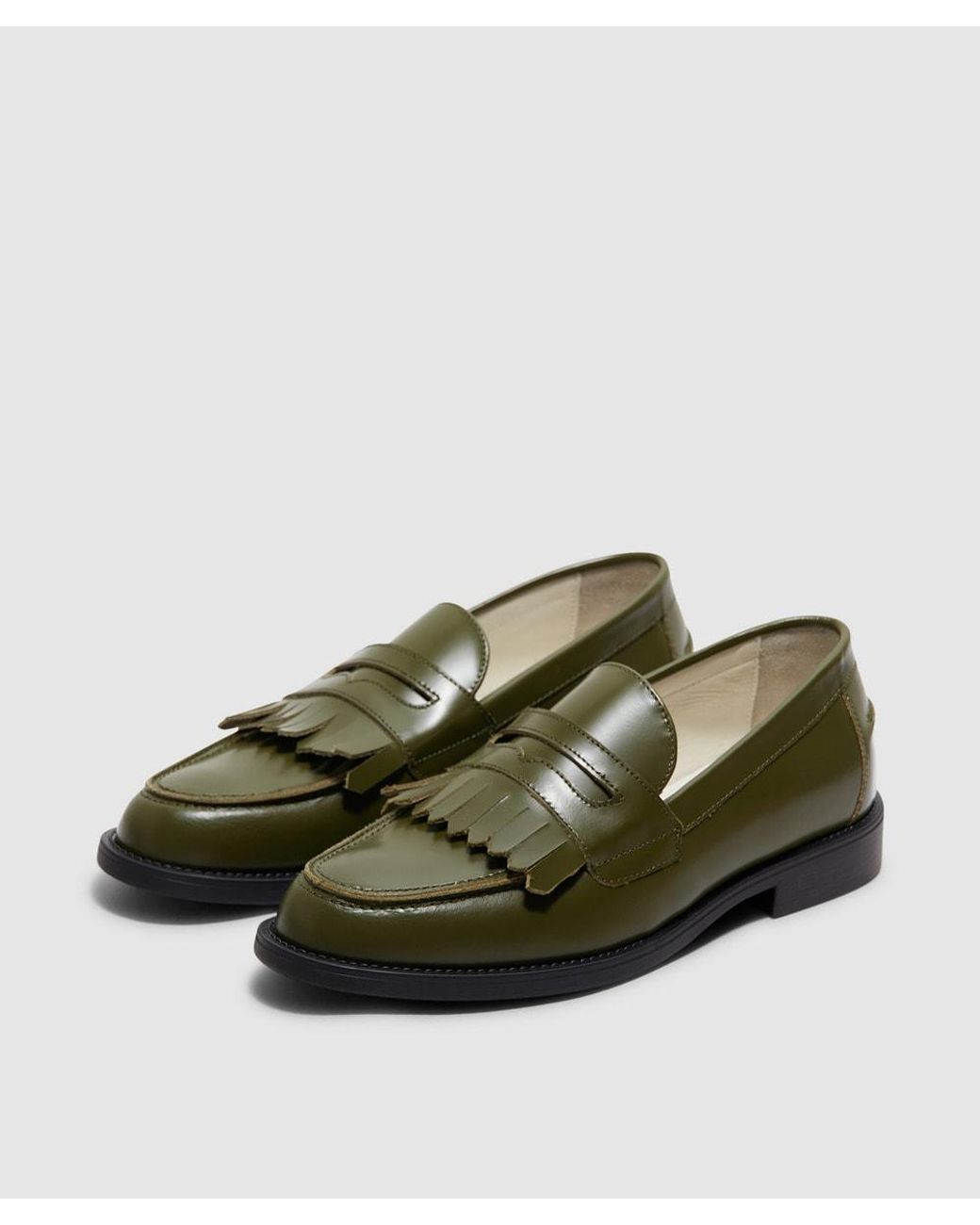Duke & Dexter Wilde Fringe Penny Loafer in Green for Men | Lyst display picture 3