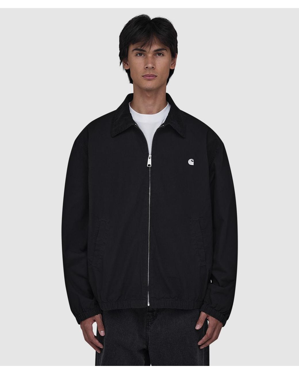 Carhartt Black Madison Ripstop Jacket Wax for men