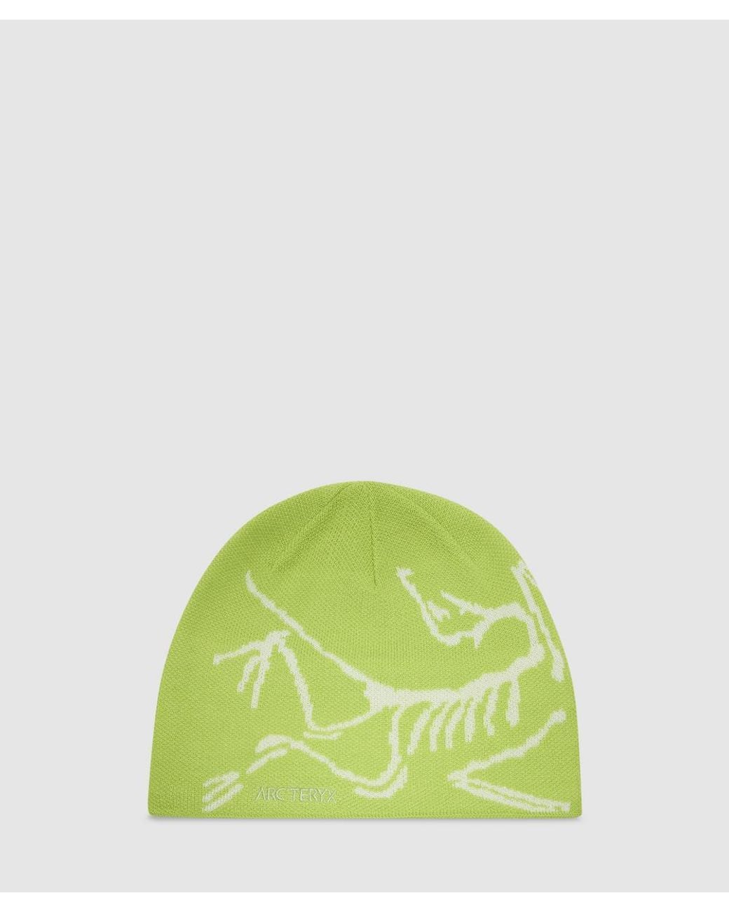 Arc'teryx Green Bird Head Toque Beanie (Mantis/Arctic Silk