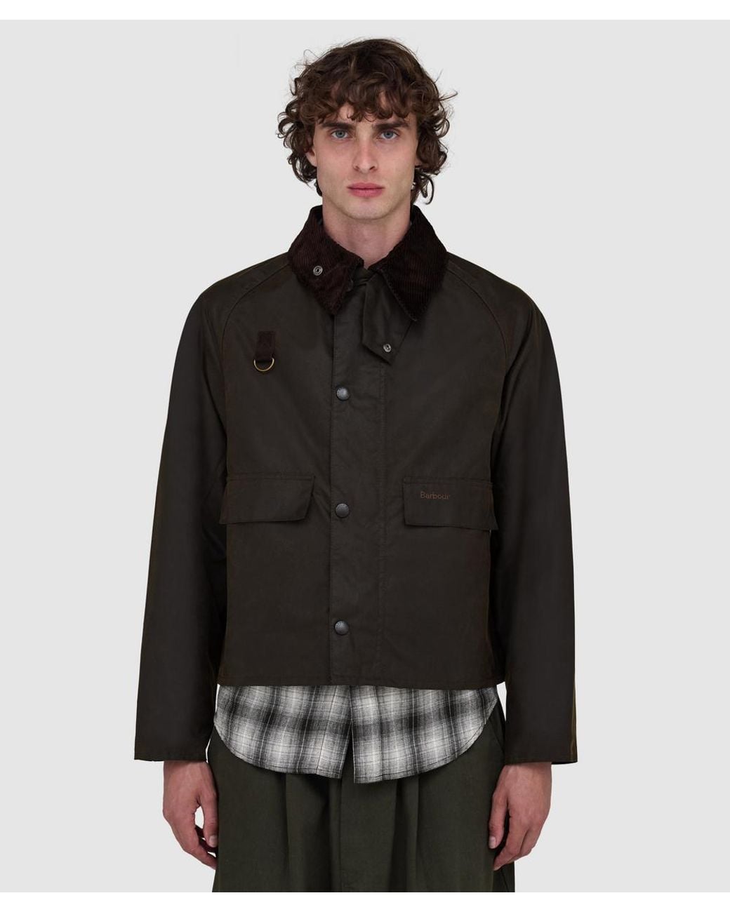 Barbour Black Spey Wax Jacket for men