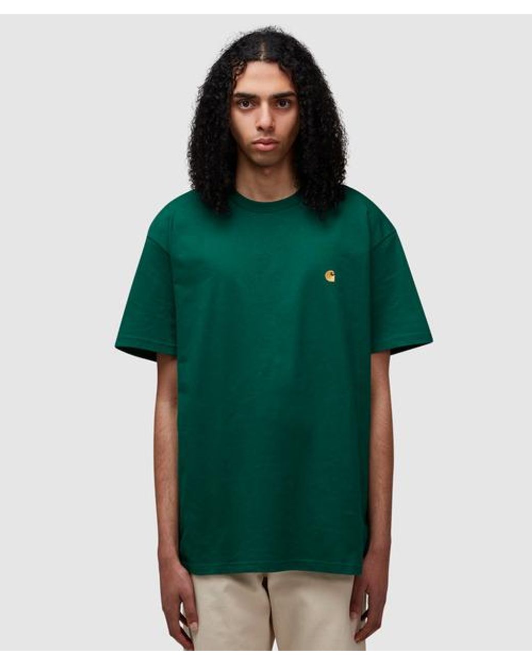 carhartt chase t shirt green