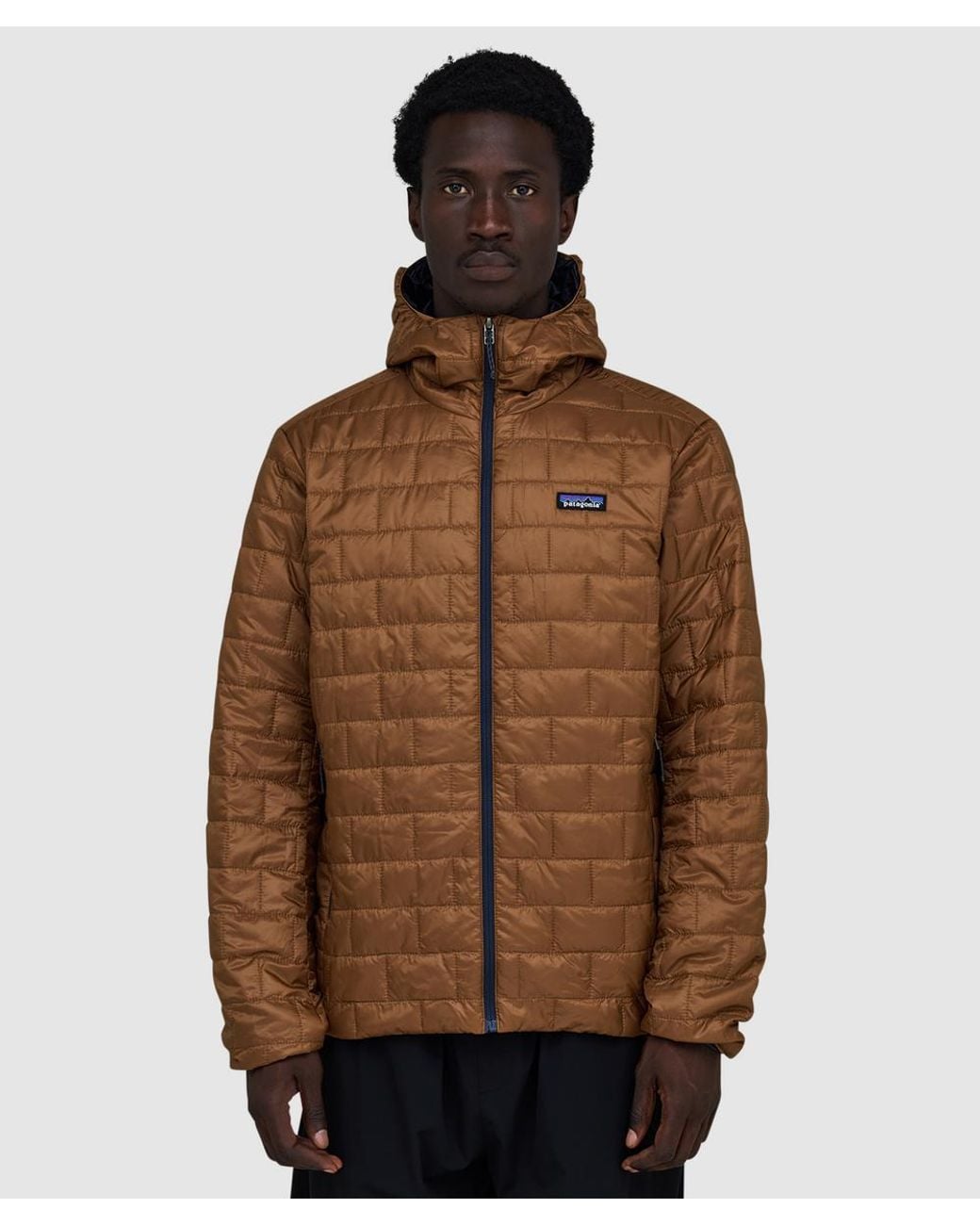 Patagonia Brown Nano Puff Jacket (Deer for men
