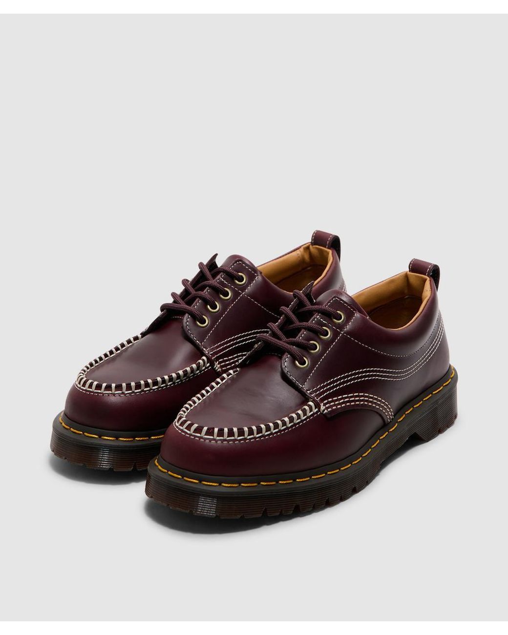 Dr. Martens Brown Lowell 4 Eye Shoe for men