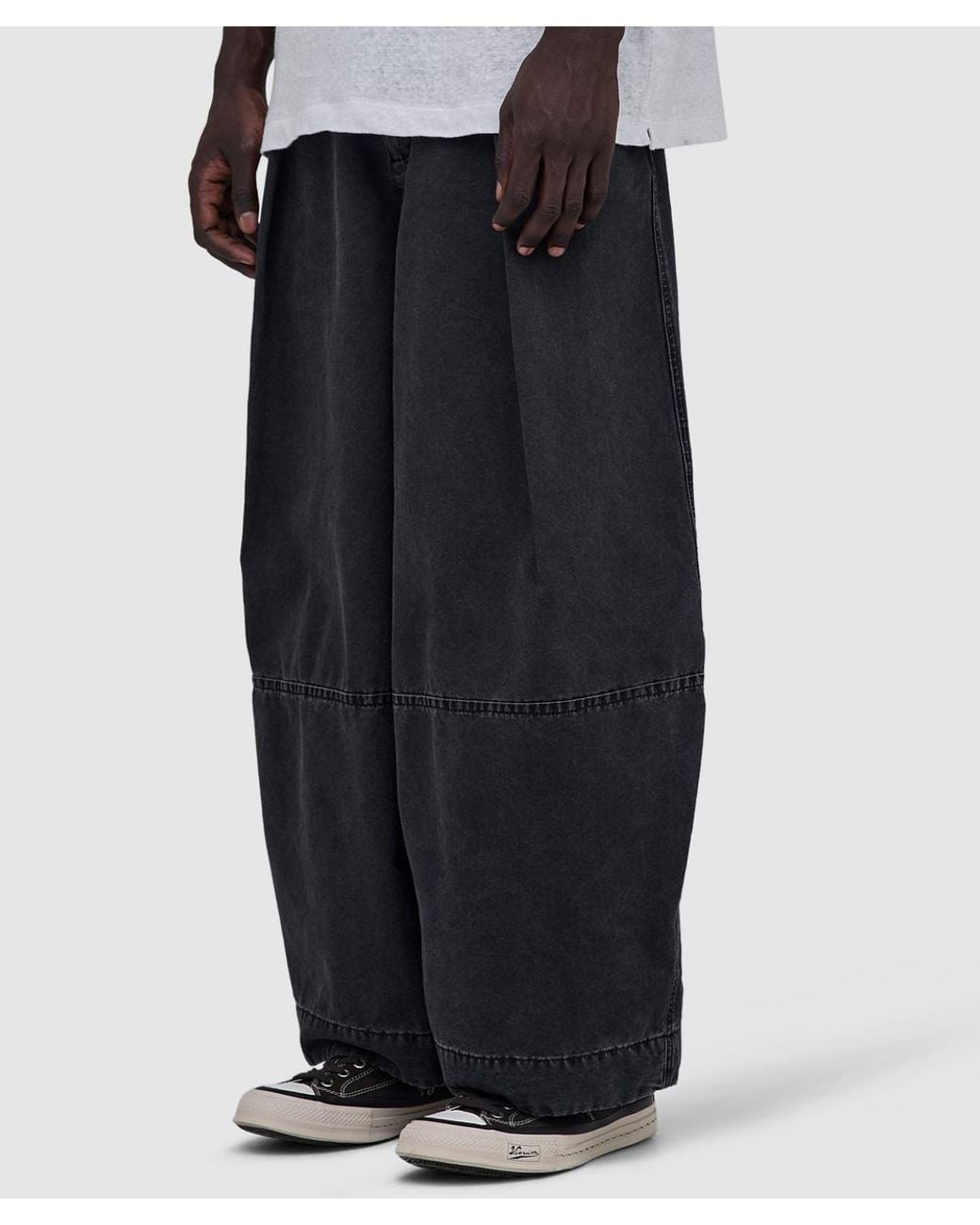 YMC Black Deadbeat 11Oz Denim Twill Pant (Charcoal for men