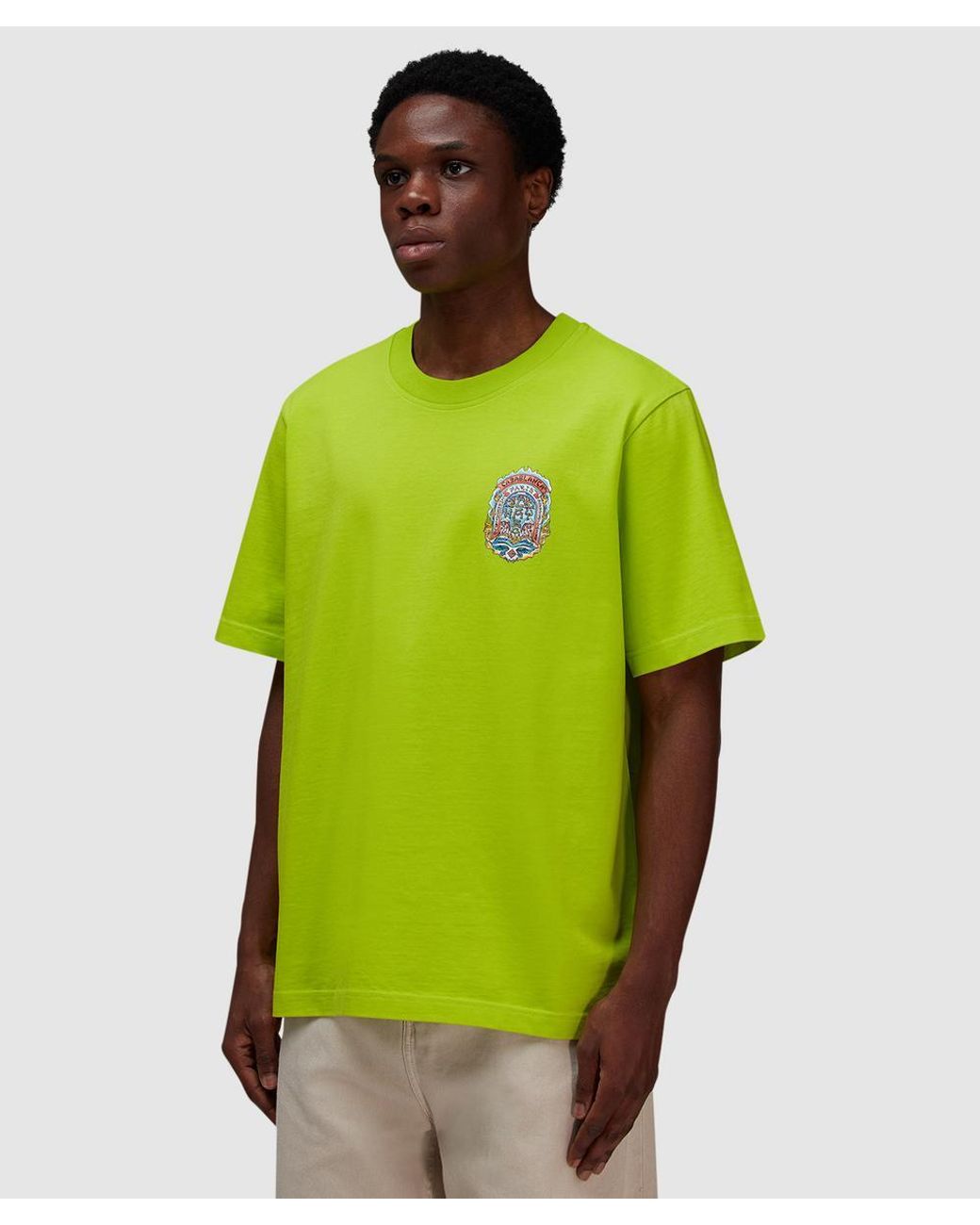 【関税込み】Casablanca グリーン Casa Way Skate Tシャツ Casa Way T-Shirt | Casablanca Paris