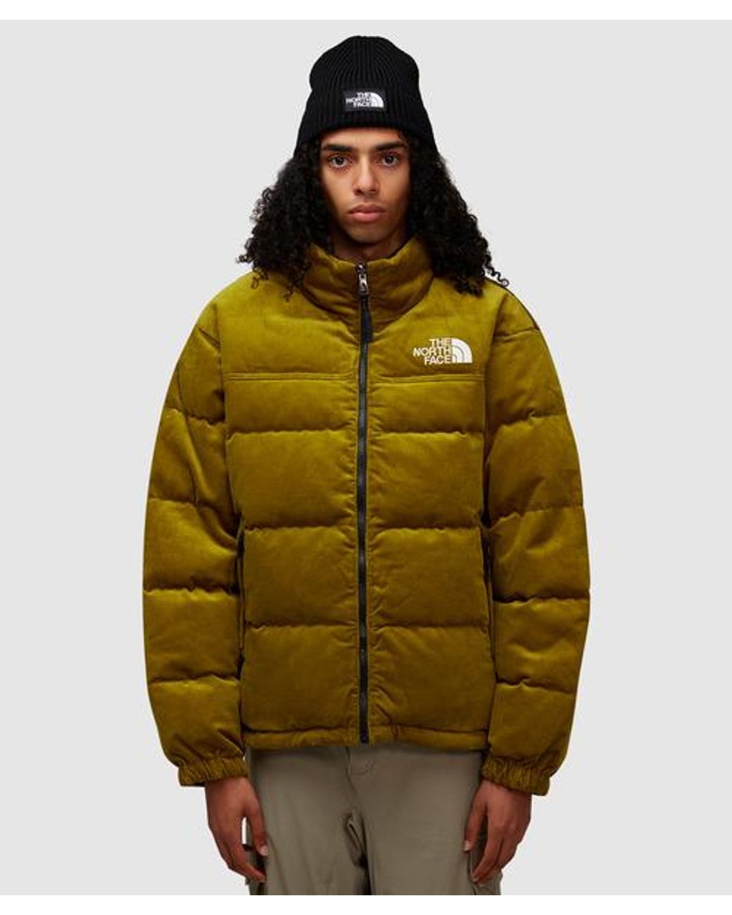 The North Face 1992 Reversible Nuptse Jacket in Green for Men | Lyst