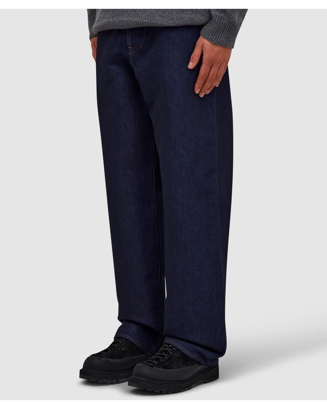 Stone Island Blue Denim Research Polypropylene Denim Jean Polypropylene Denim -Rinsed for men