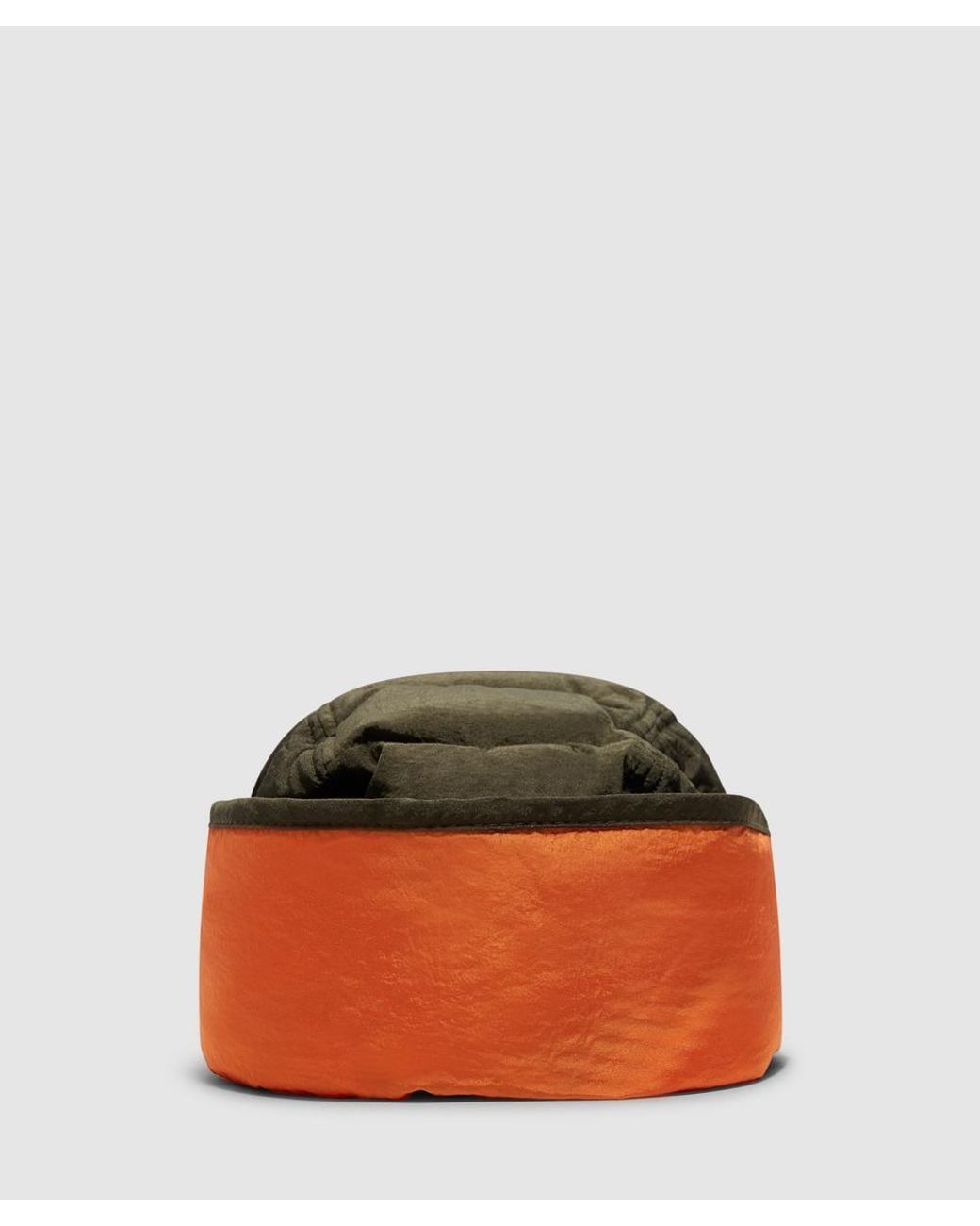 Bubetti Green Downfilled Nylon Trapper Hat