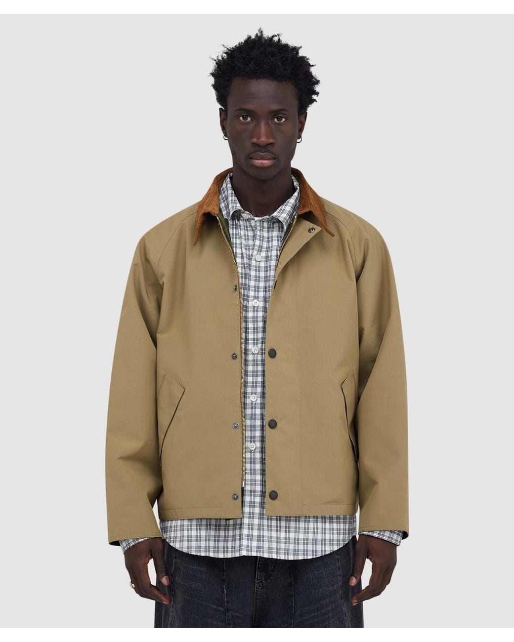 Barbour Natural Reversible Transporter Casual Jacket (Bleached for men
