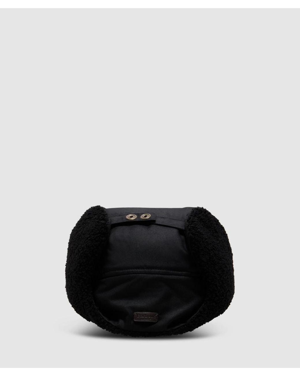 Barbour Black Morar Wax Trapper Hat