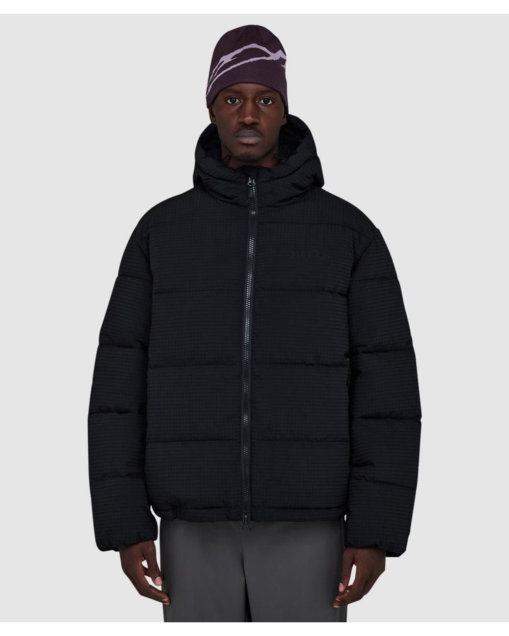 Mellow Clo Black Summit Puffer Jacket for men