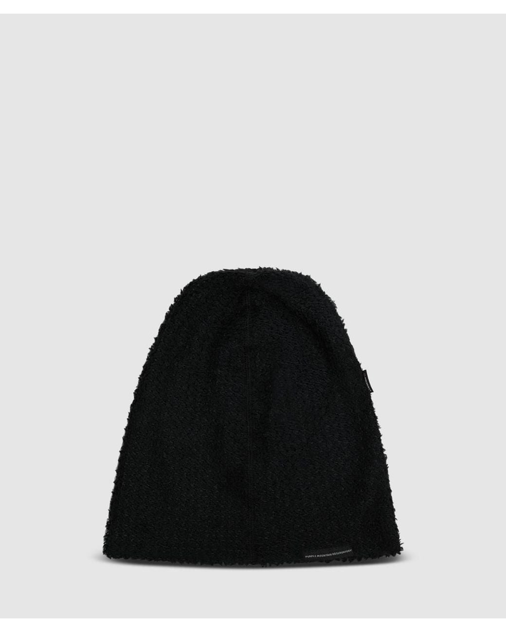 Purple Mountain Observatory Black Polartec Beanie