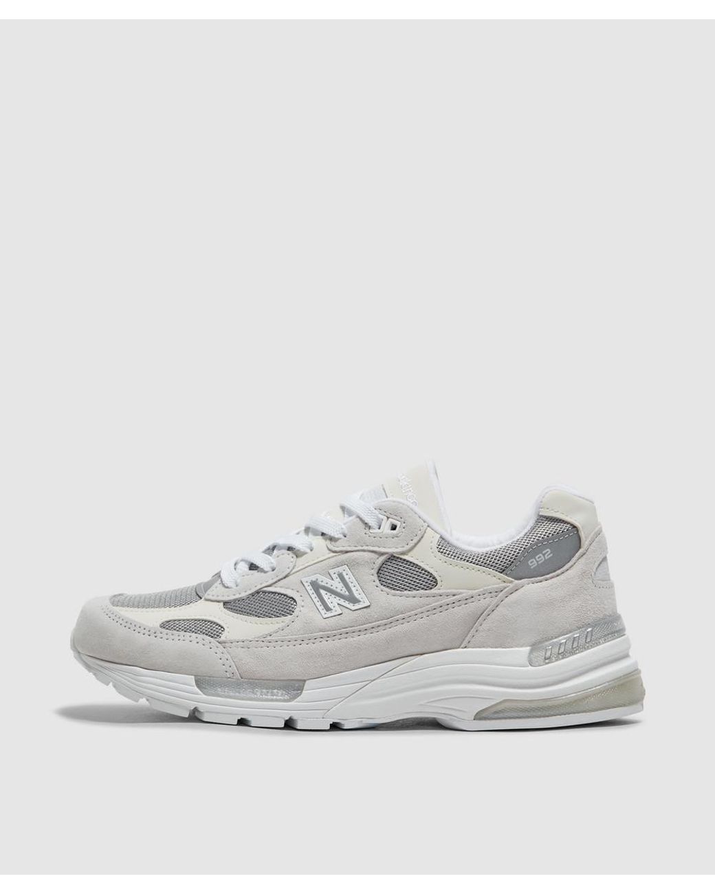 New Balance White Mius 992 Sneaker for men