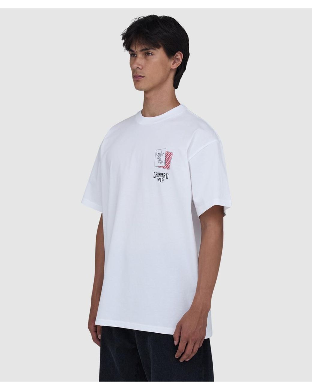Carhartt White Playing Cards T-Shirt for men