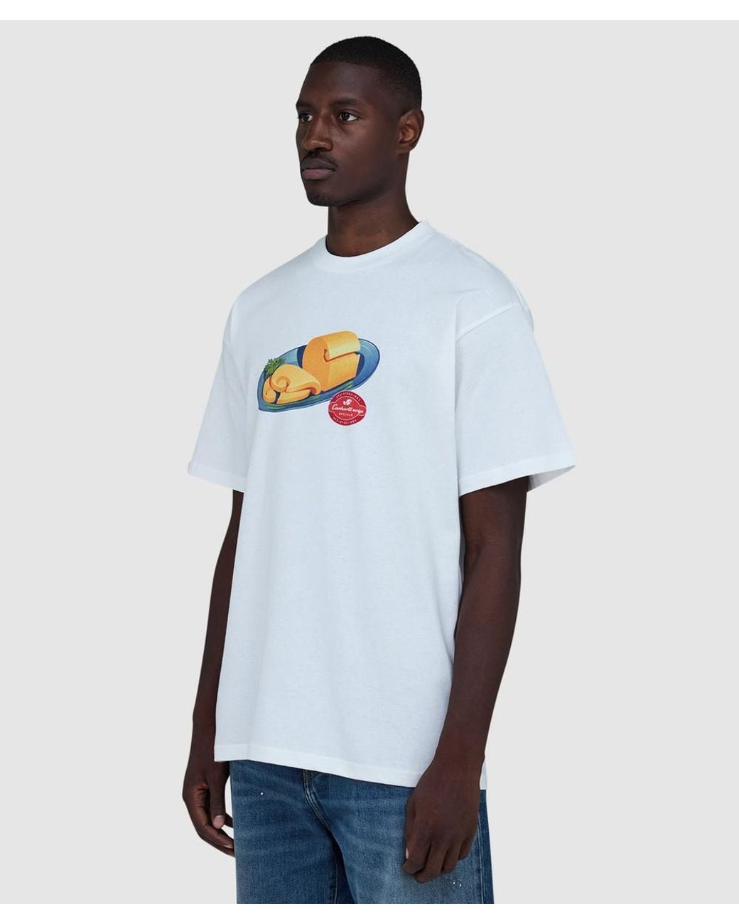 Carhartt White Fromage T-Shirt for men