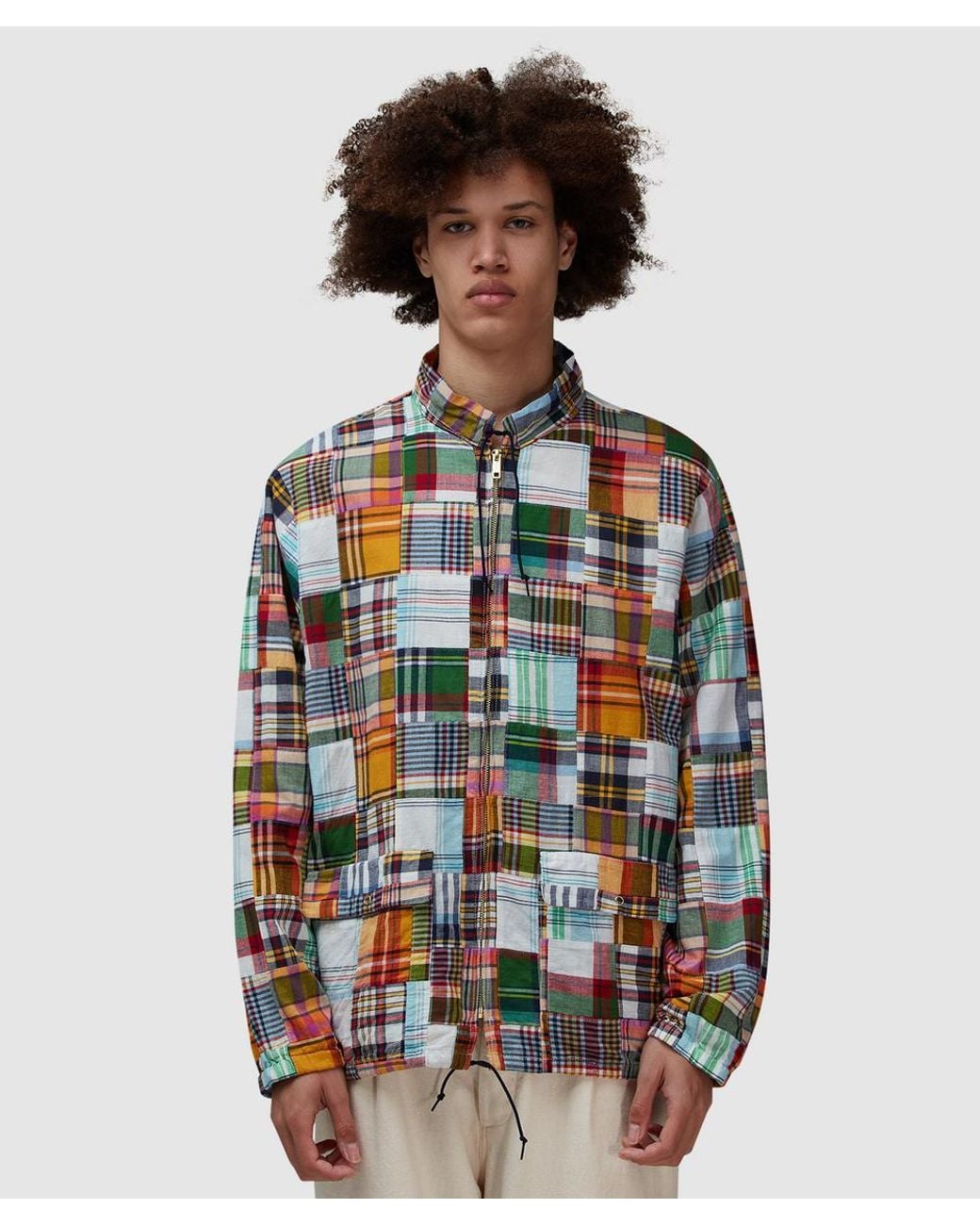 BEAMS PLUS✨India Madras ジャケット×ベスト　パッチワーク Beams Plus Swing Patchwork Madras Jacket for Men | Lyst