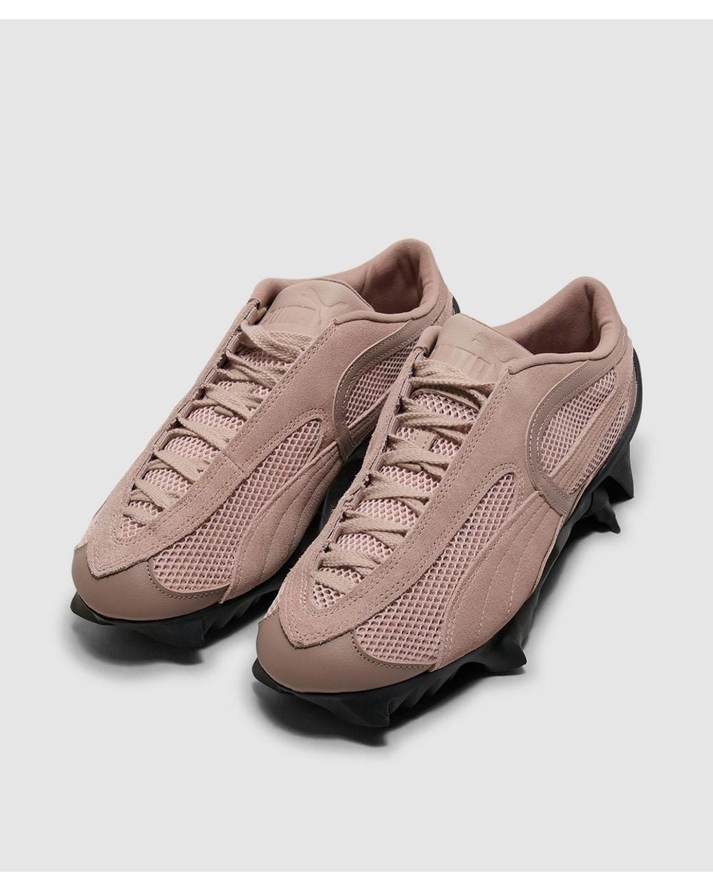 PUMA Brown Bessier Bleached Sneaker (Sandstone-Rose Latte for men