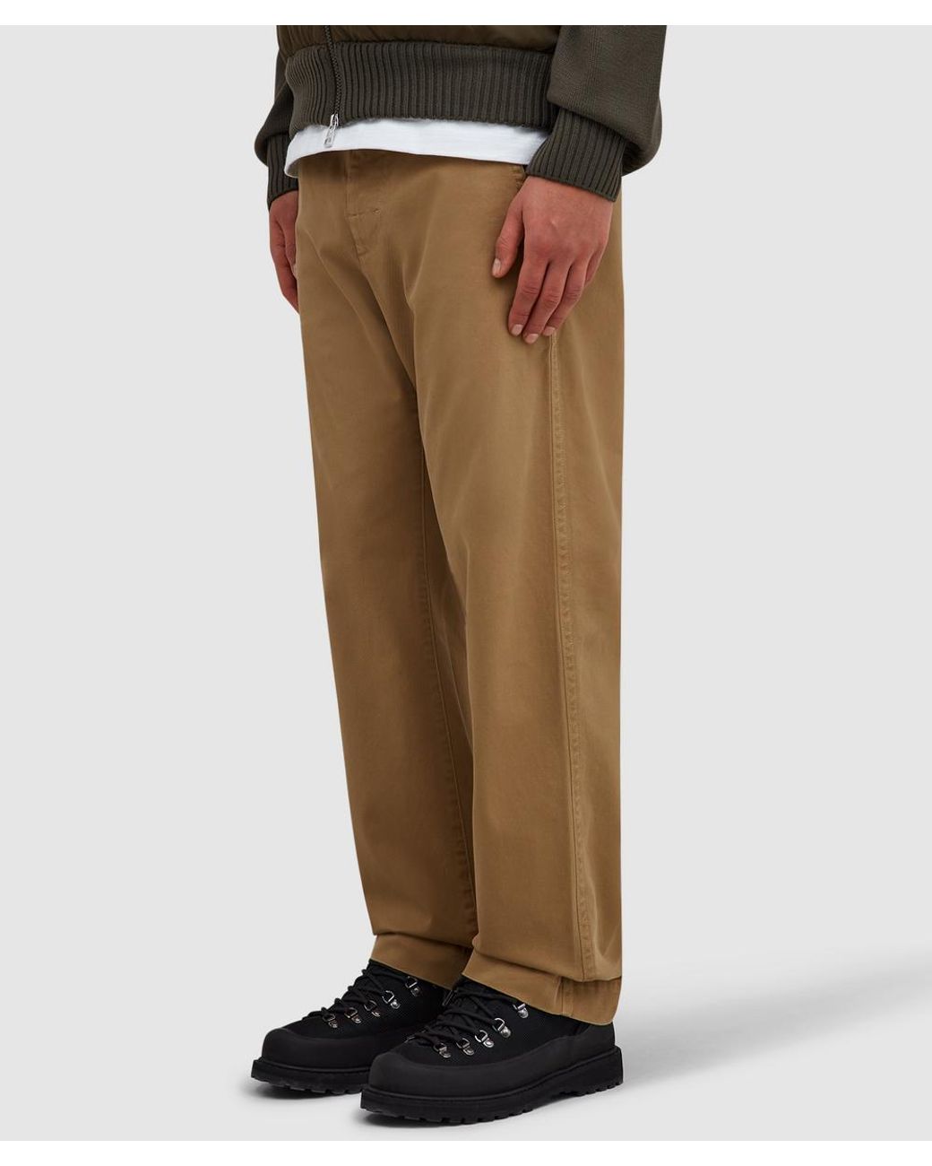Moncler Natural Straight Leg Trouser for men