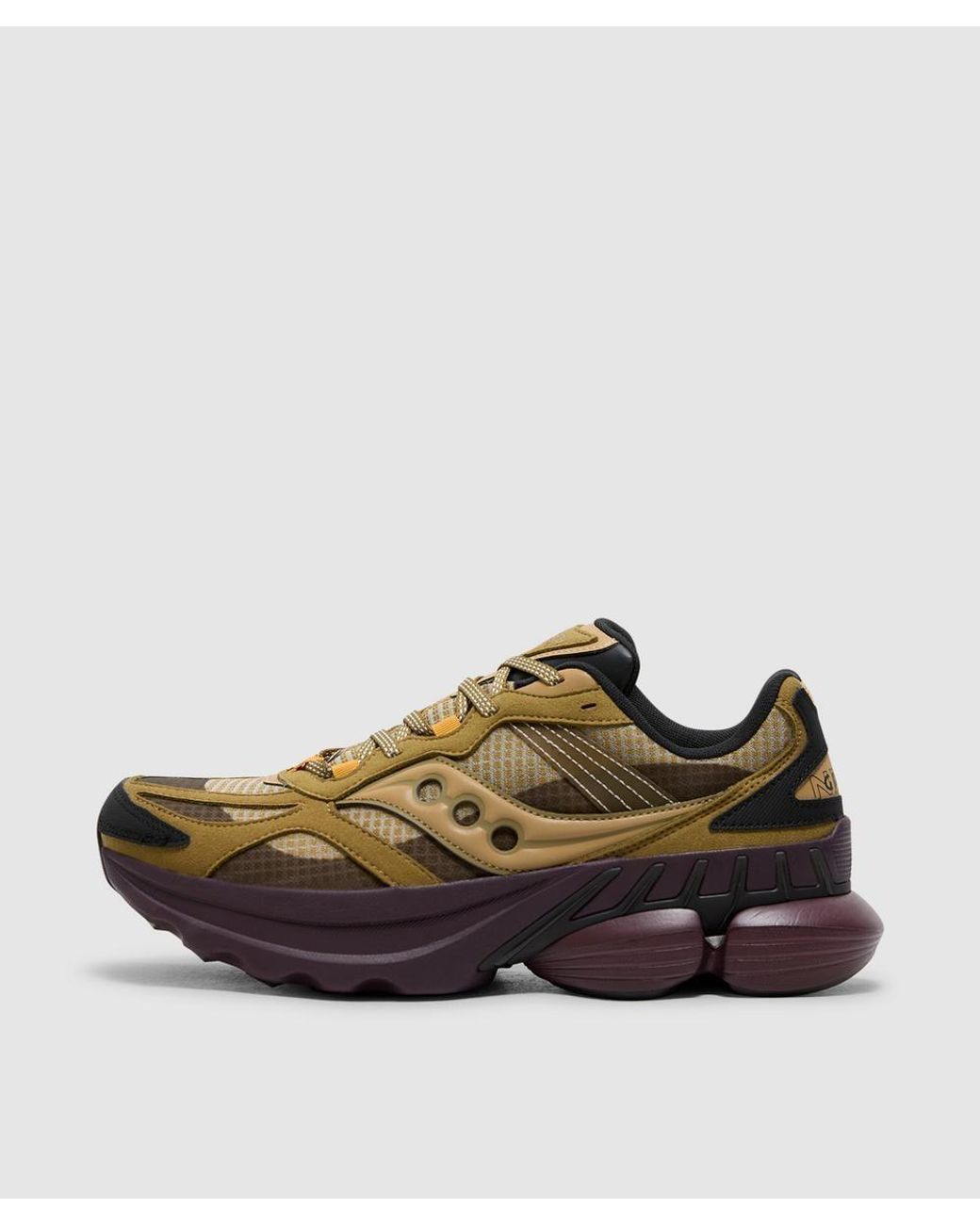Saucony Brown Grid Nxt Sneaker /Wine for men
