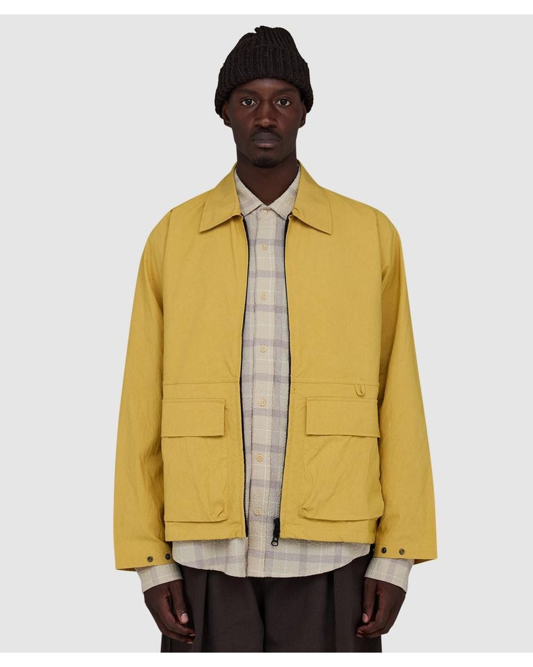 Cafe Mountain Yellow Ideal Jacket (Lichen for men