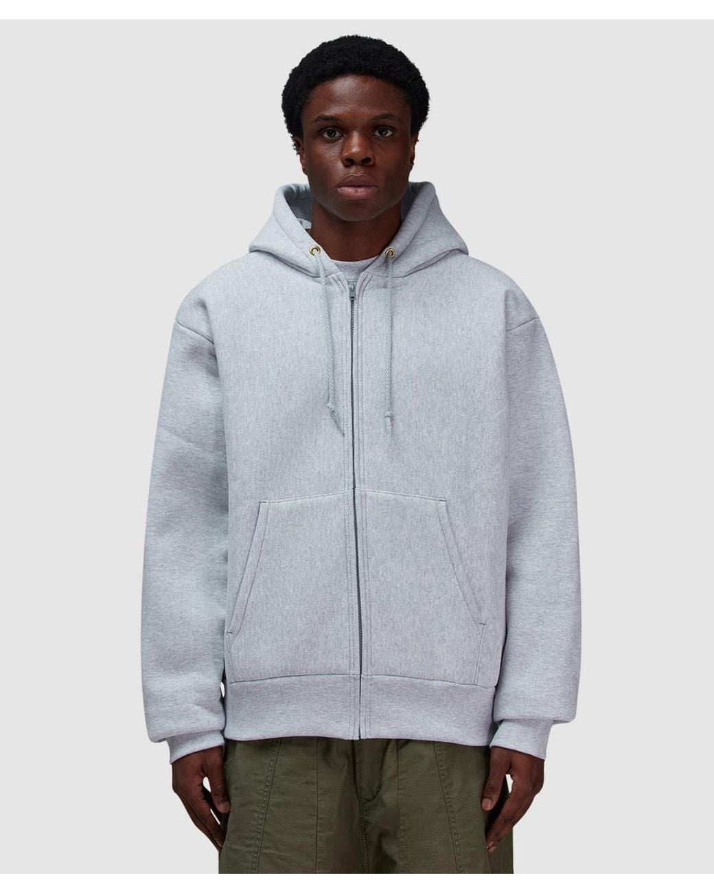 Camber USA 231 12Oz Zip Hoodie in Grey for Men | Lyst Canada
