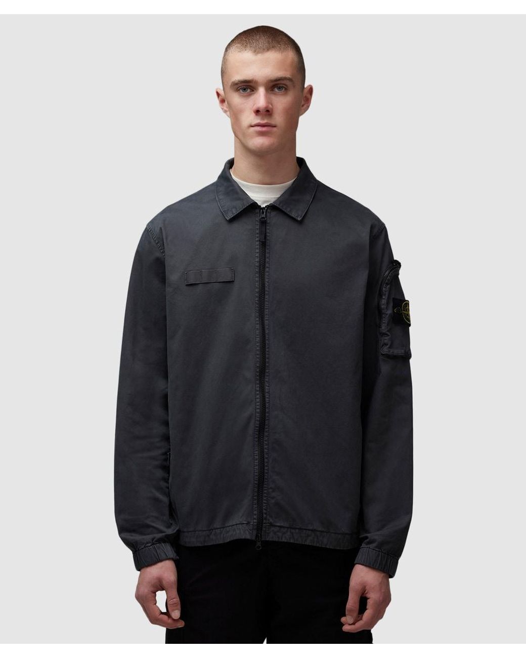 Stone island old effect smock sale