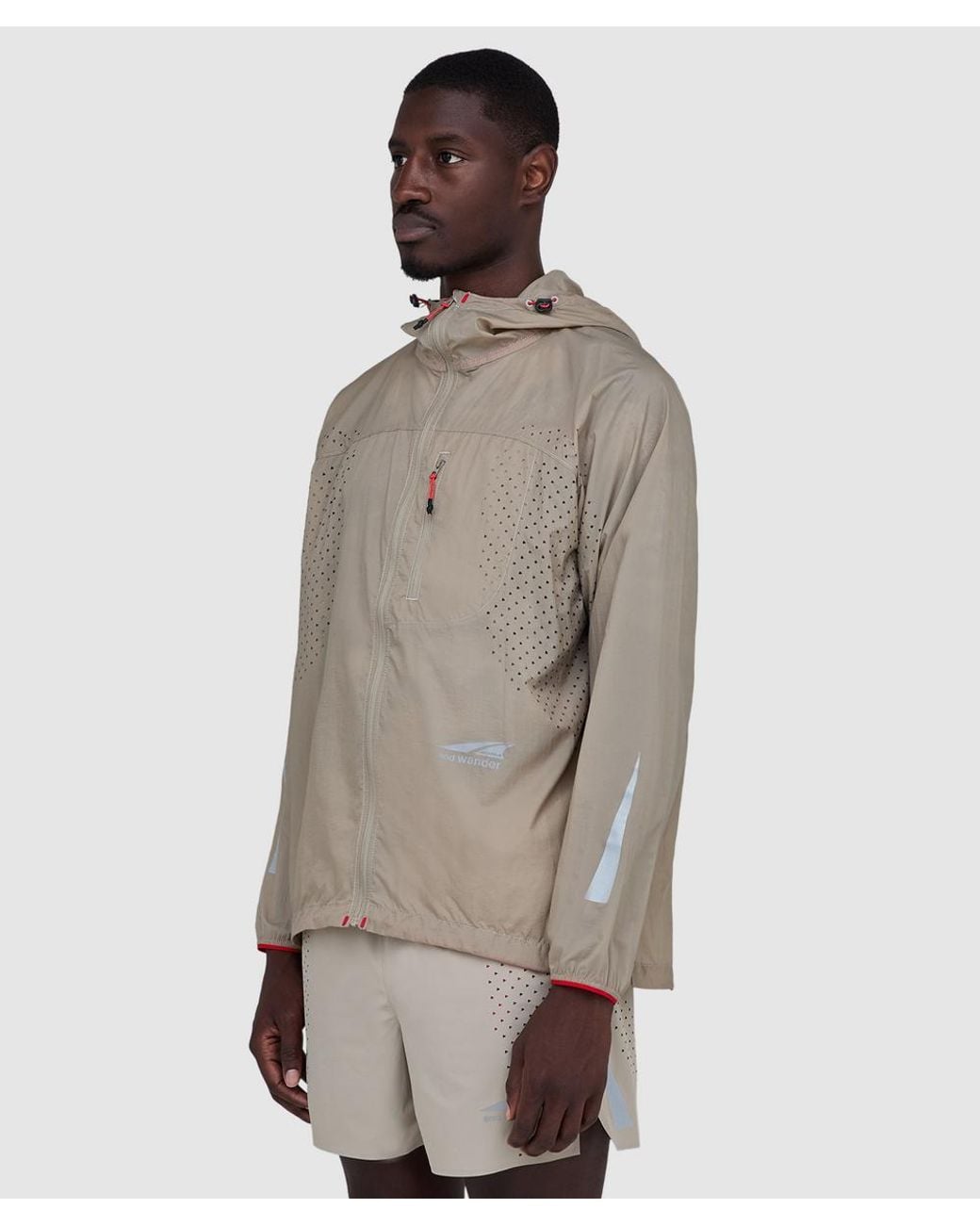 And Wander Natural X Altra Ventilation Wind Jacket for men
